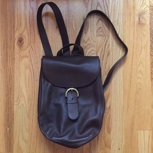 Brown Coach backpack
